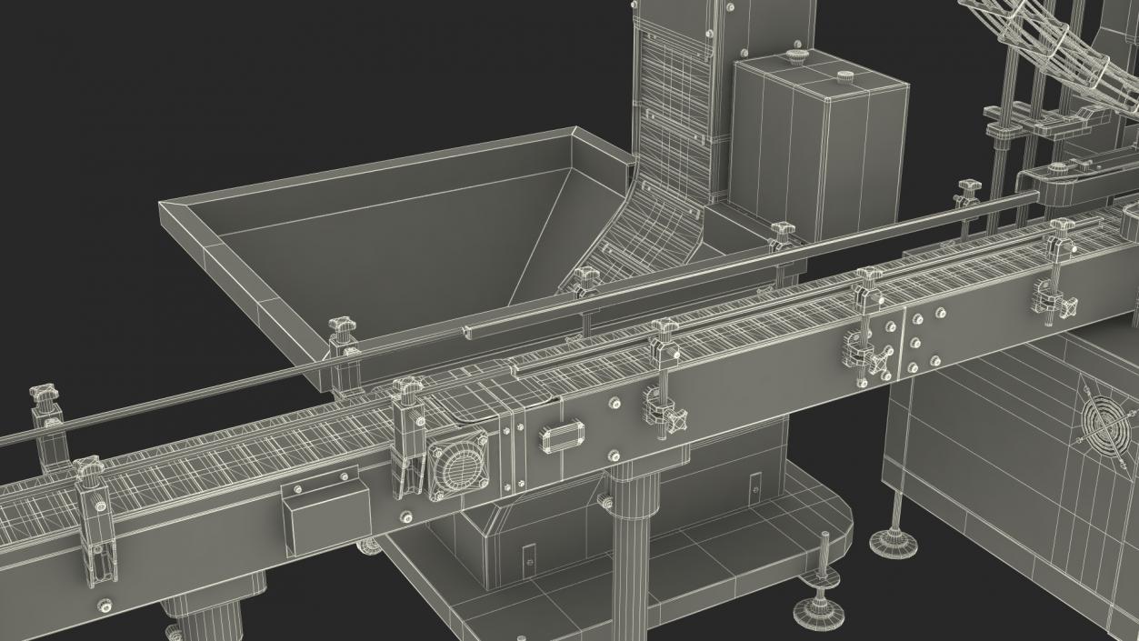 LandPack Snack Packaging Machine Line 3D