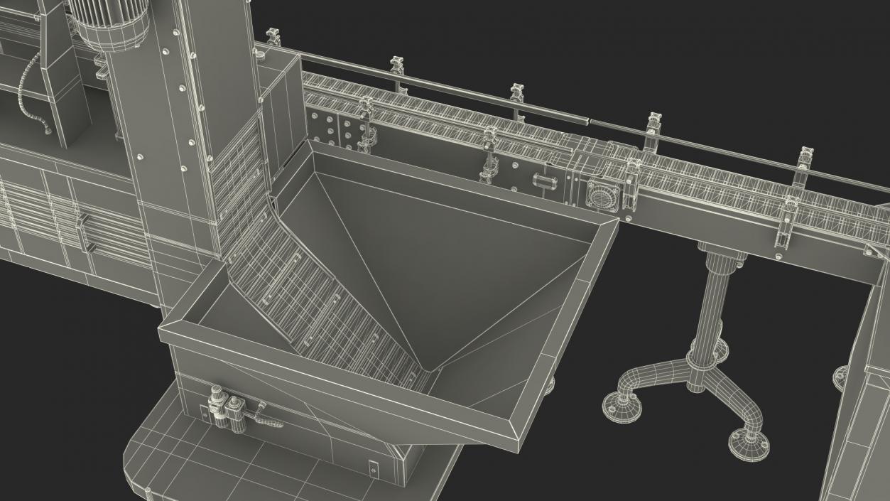 LandPack Snack Packaging Machine Line 3D