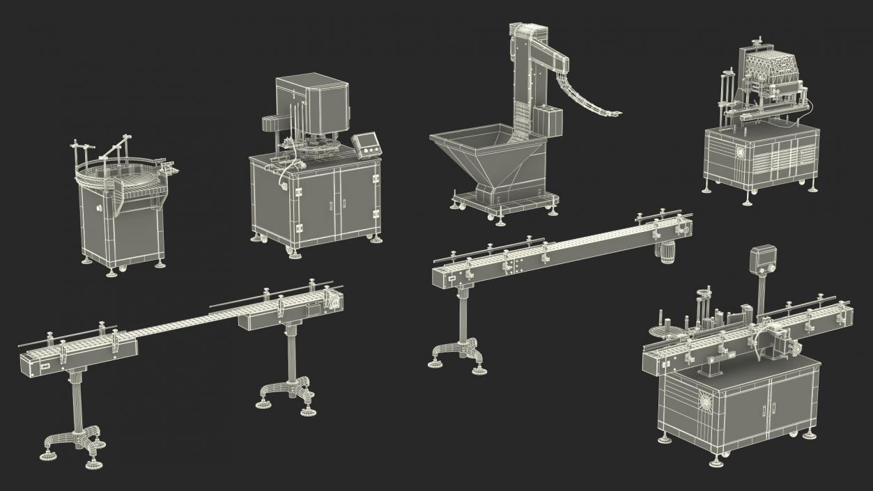 LandPack Snack Packaging Machine Line 3D