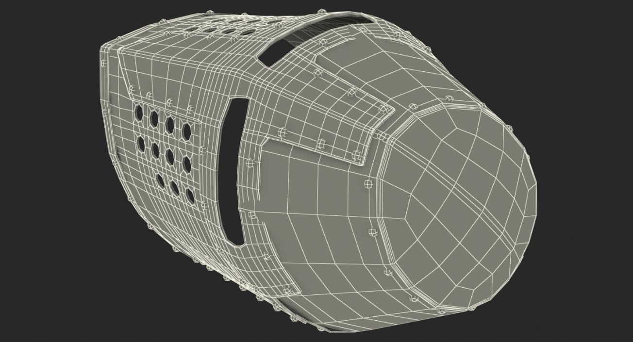 3D model Topfhelm Helmet