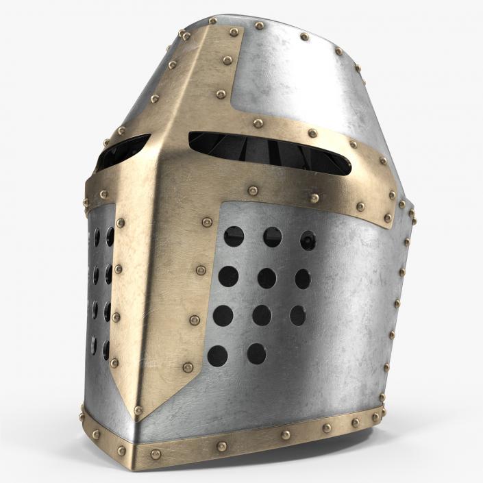 3D model Topfhelm Helmet