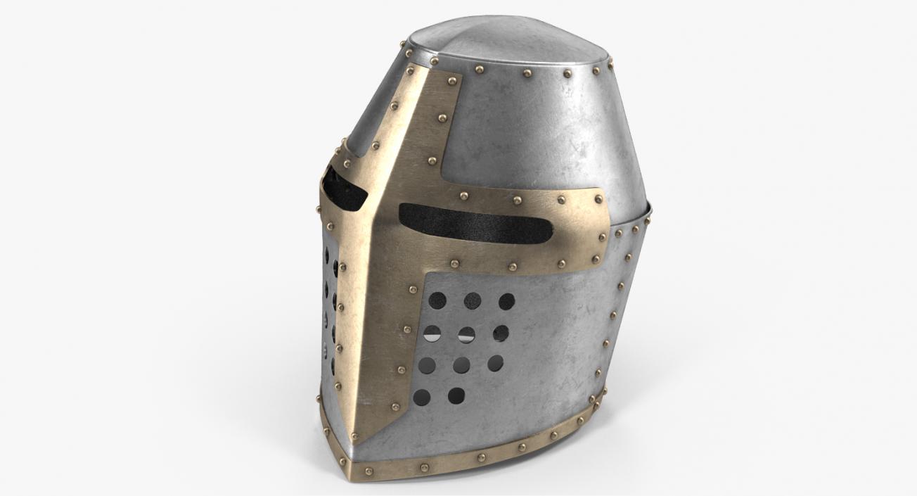 3D model Topfhelm Helmet