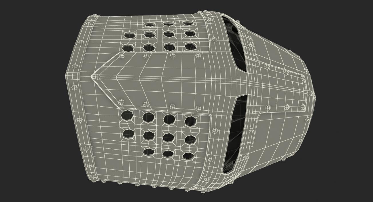 3D model Topfhelm Helmet