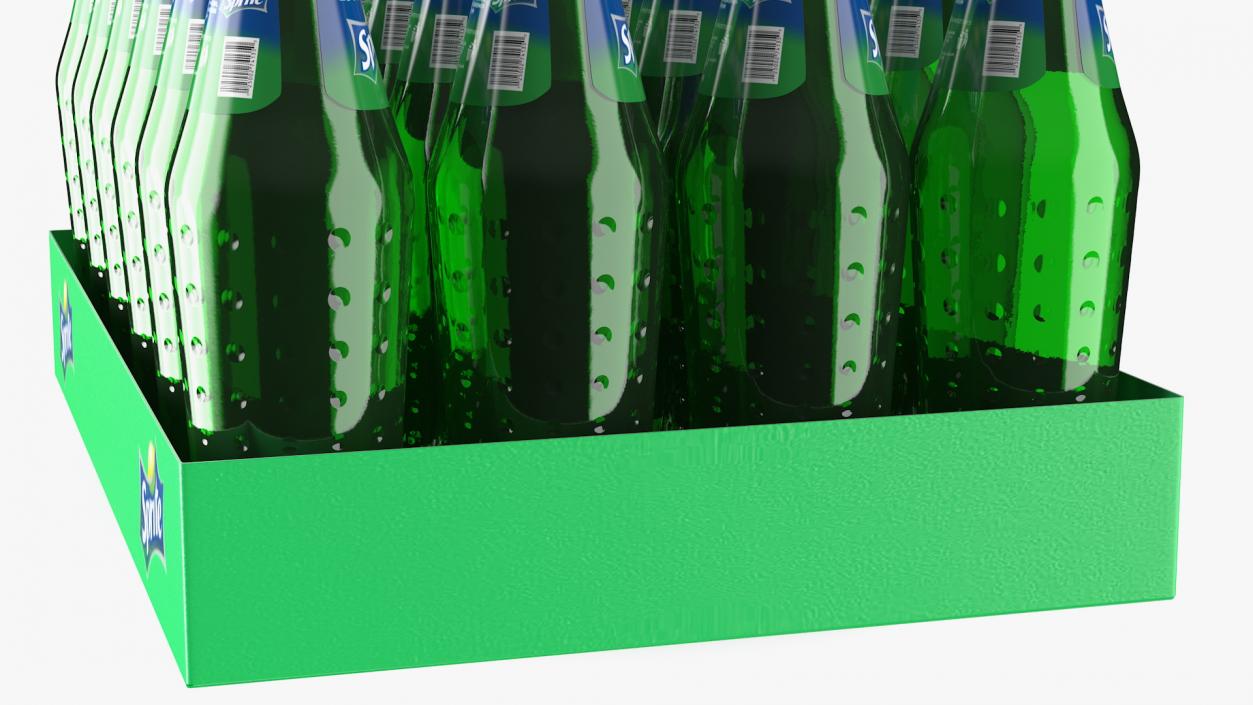 3D Sprite Bottles and Packages Collection model