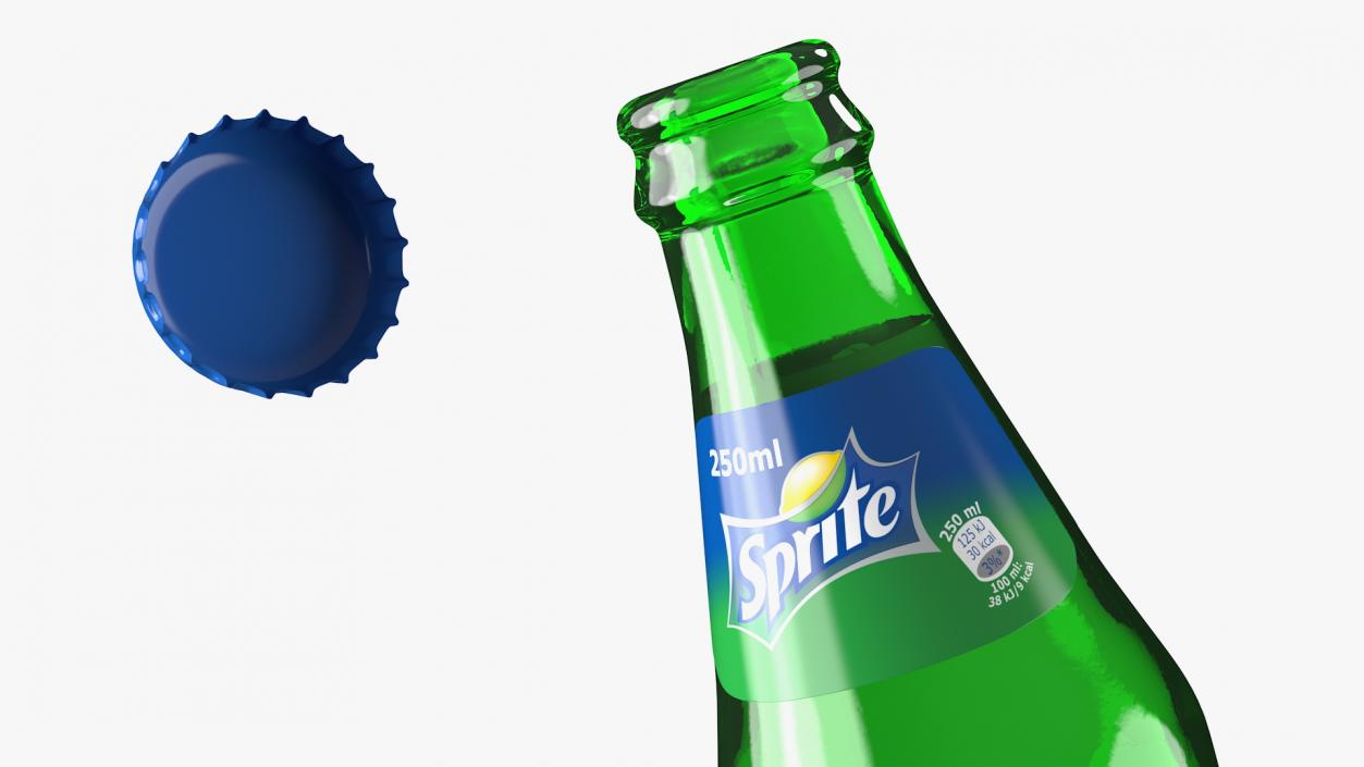 3D Sprite Bottles and Packages Collection model