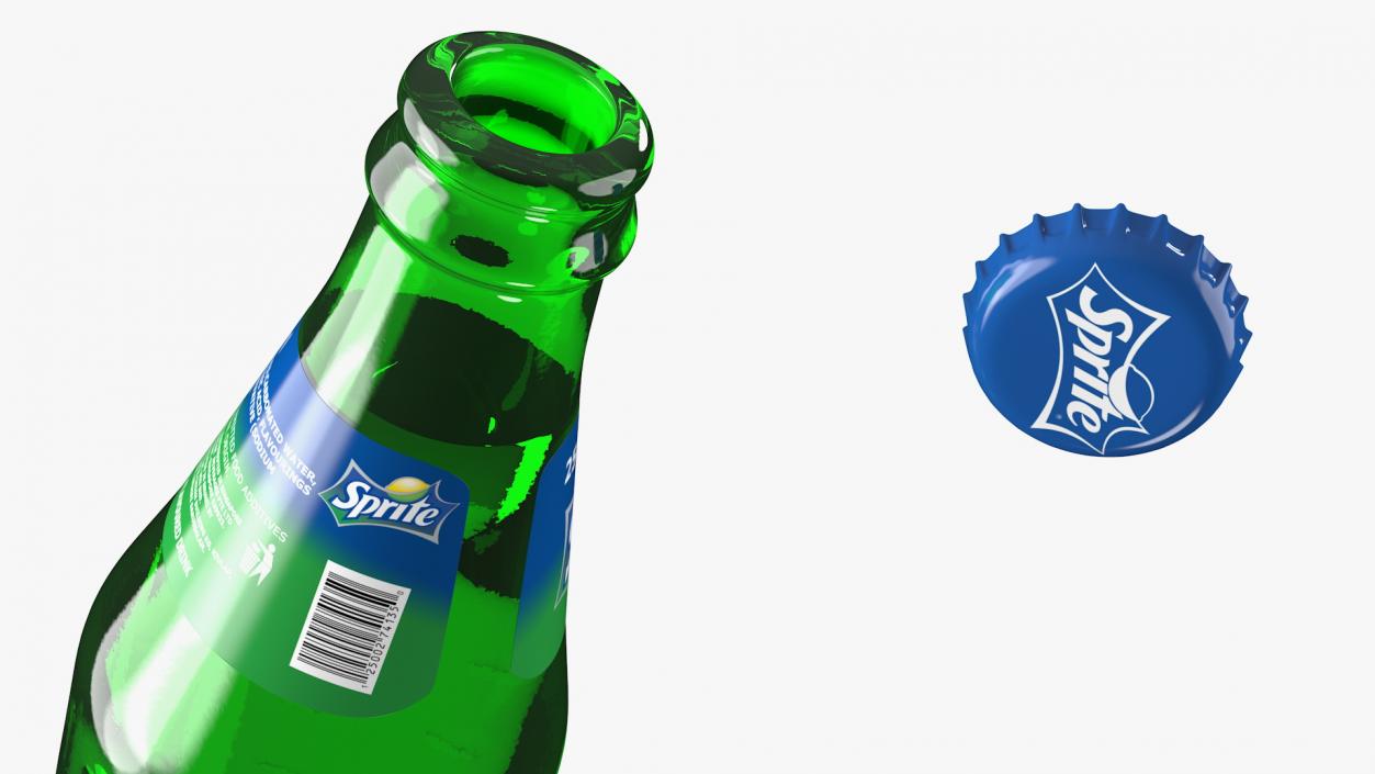 3D Sprite Bottles and Packages Collection model