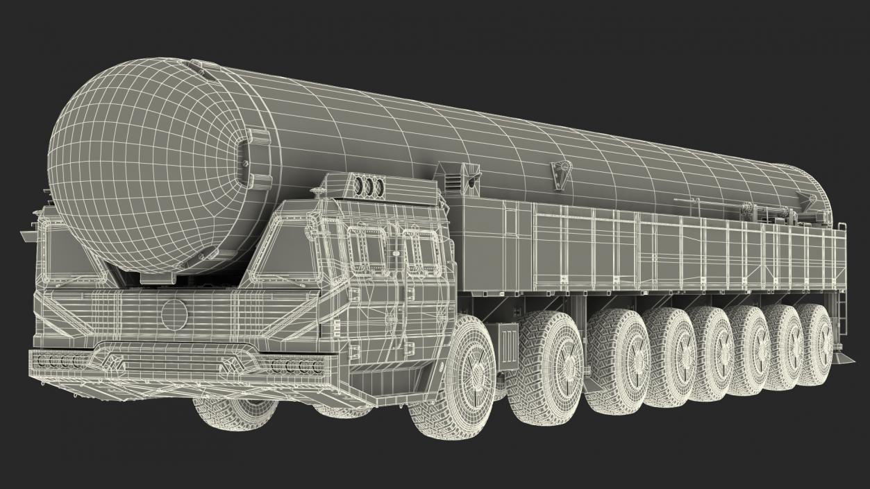 3D Dongfeng-41 ICBM Launch Vehicle