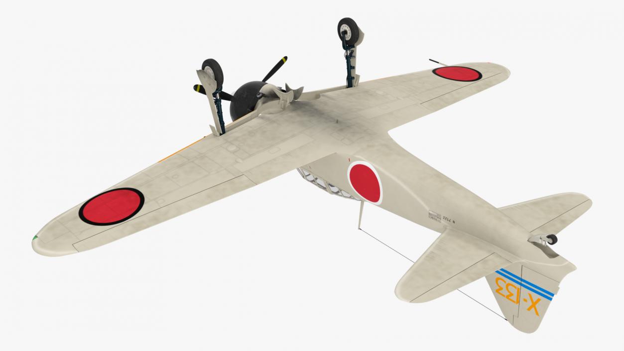 Mitsubishi A6M Zero Zeke 3D model