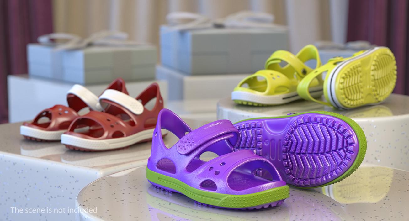 Kids Sandals 3D