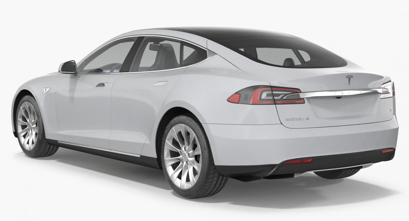 3D model Tesla Model S 100D 2015 Rigged