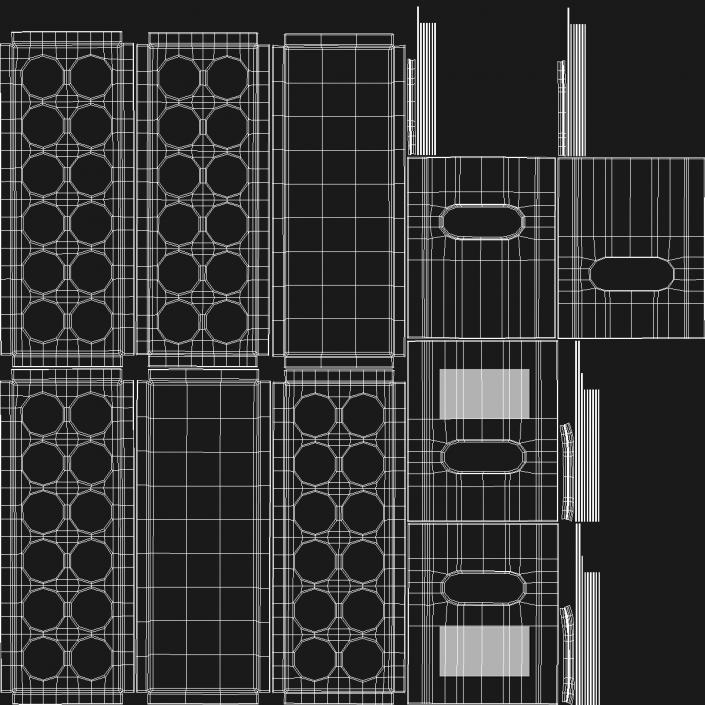 3D model Stainless Steel Test Tube Rack