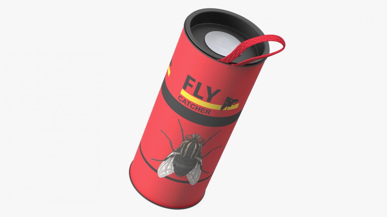 3D Fly Strips Catchers Closed and Opened Collection model