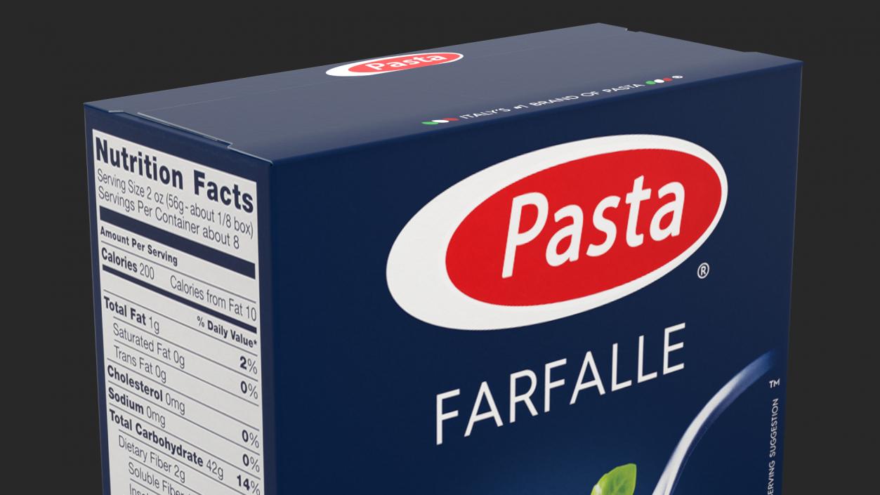 Box Farfalle 3D