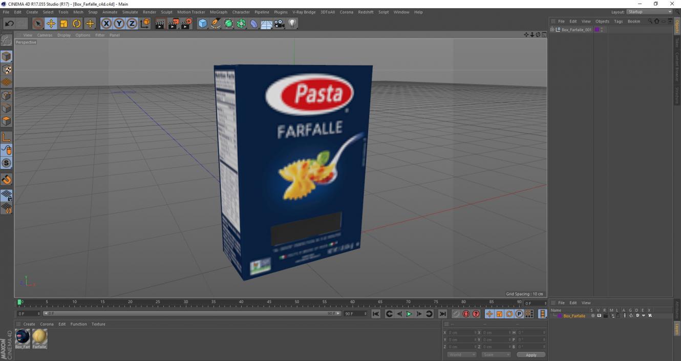 Box Farfalle 3D