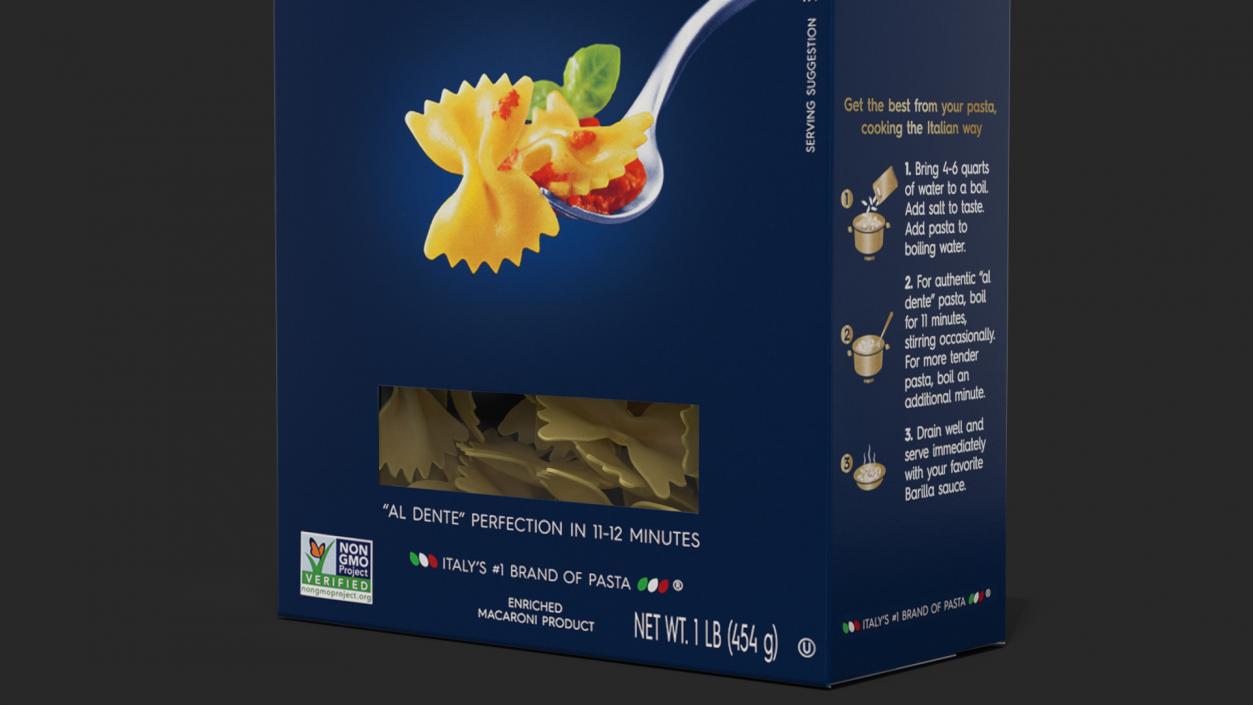 Box Farfalle 3D