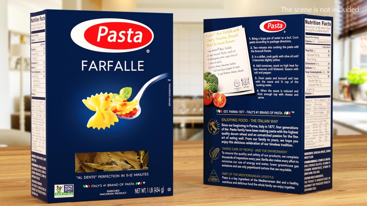 Box Farfalle 3D