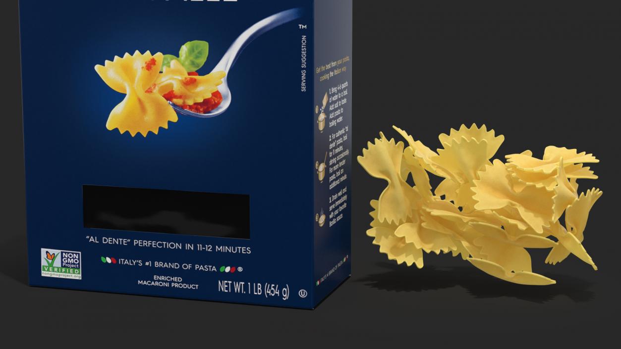 Box Farfalle 3D