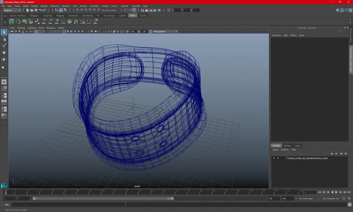 3D Schanz Collar model