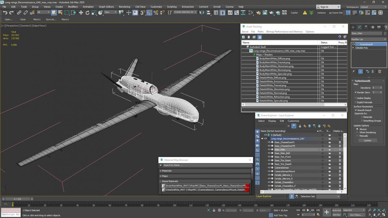 3D Long-range Reconnaissance UAV 2