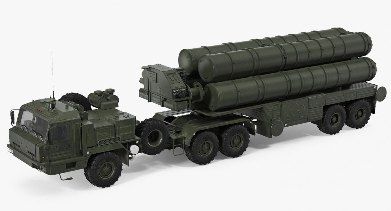 S-400 Triumf Launch Vehicle 3D