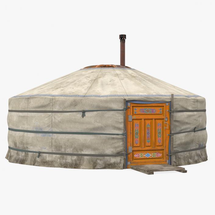 3D Traditional Mongolian Yurt