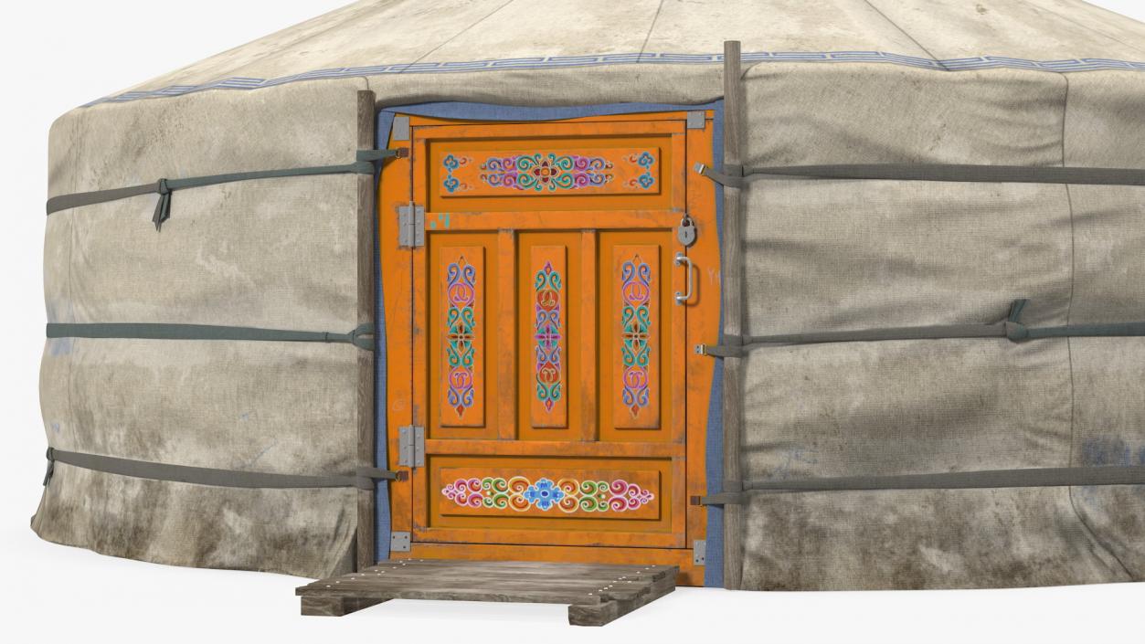 3D Traditional Mongolian Yurt