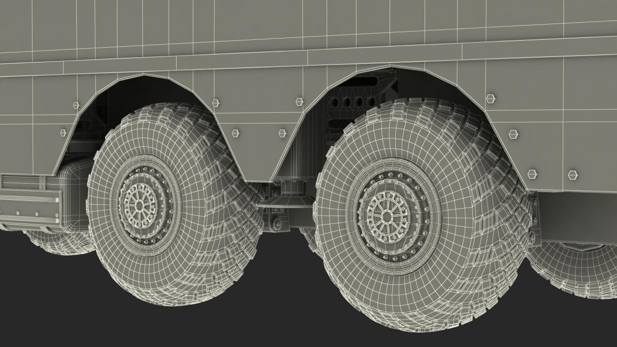 3D 300P Bastion-P Mobile Defence Missile System Rigged