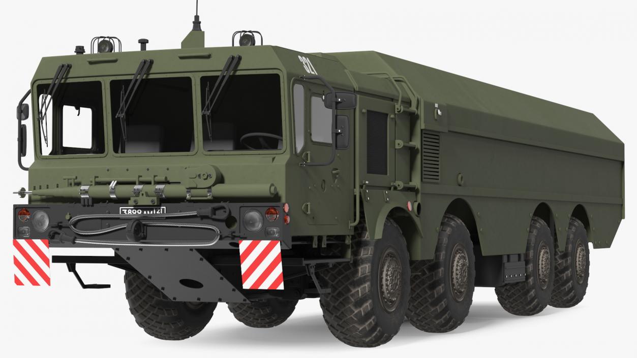 3D 300P Bastion-P Mobile Defence Missile System Rigged