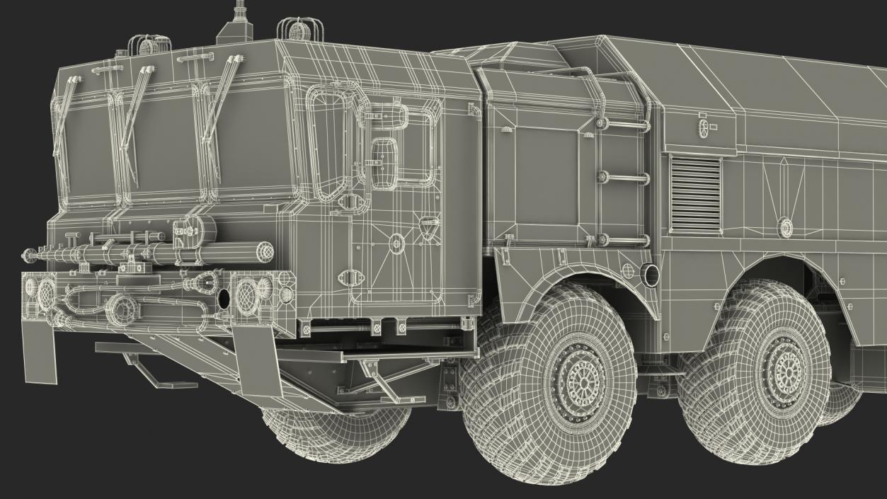 3D 300P Bastion-P Mobile Defence Missile System Rigged