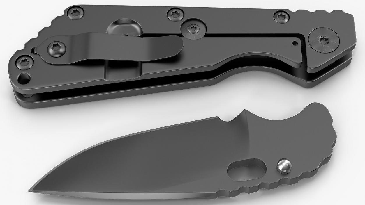 Tactical Folding Pocket Knife 3D model