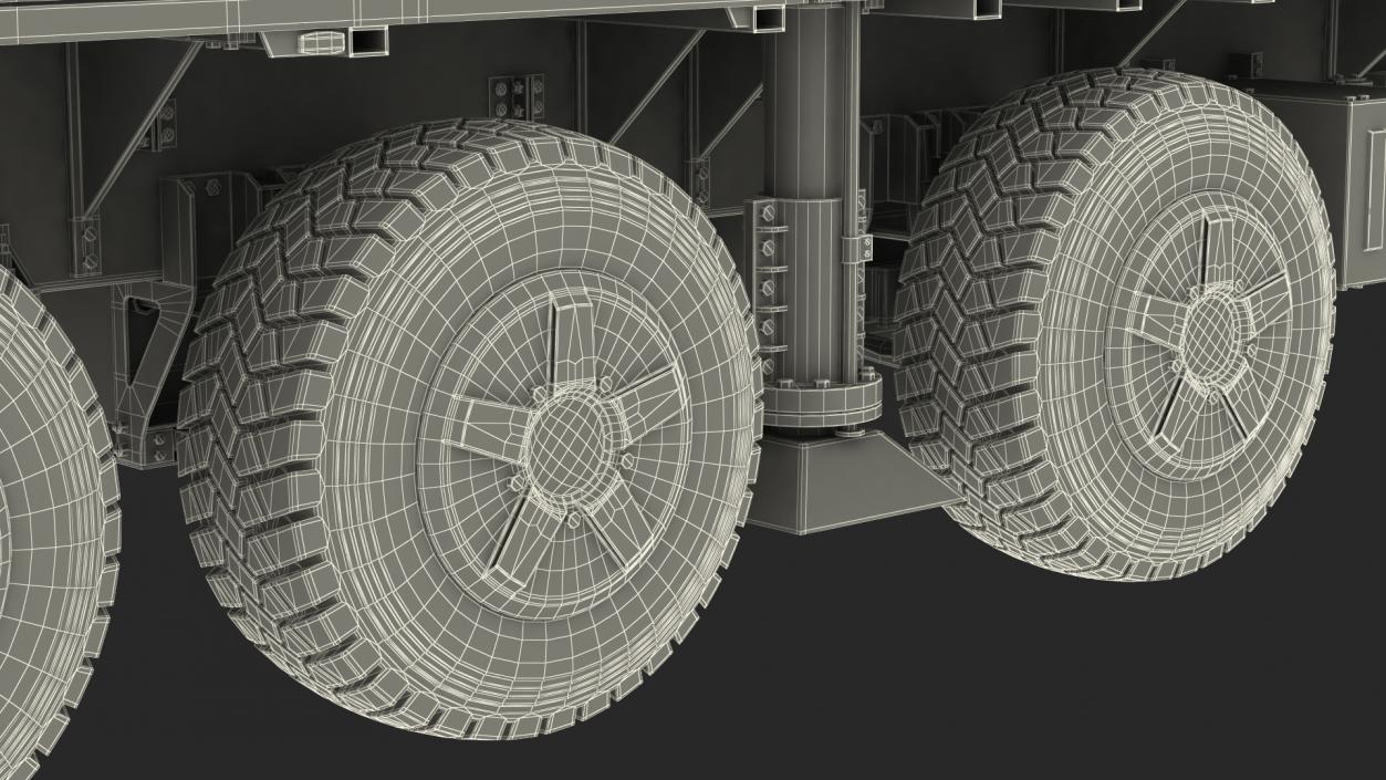 Dongfeng-41 ICBM Launch Vehicle Dusty 3D