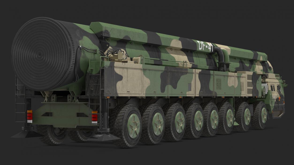 Dongfeng-41 ICBM Launch Vehicle Dusty 3D