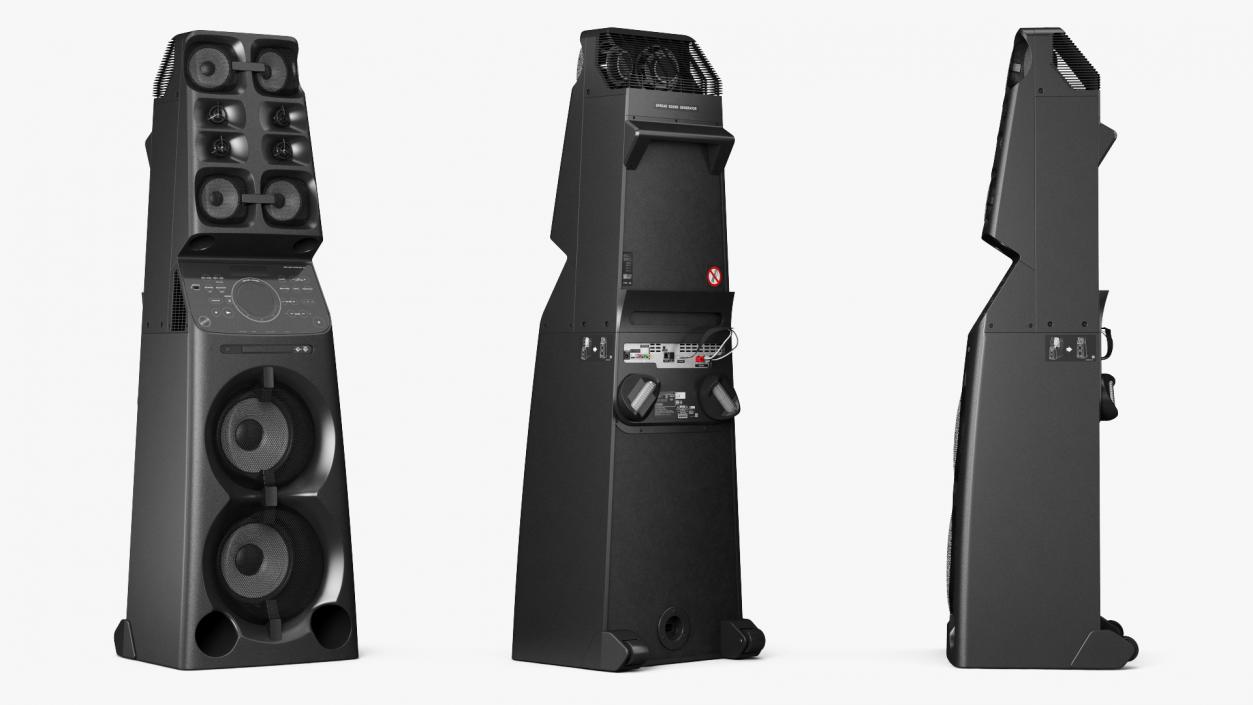 All in One High Power Audio System 3D model