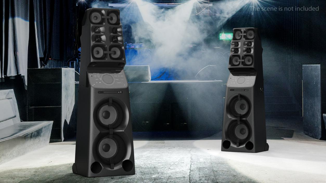 All in One High Power Audio System 3D model