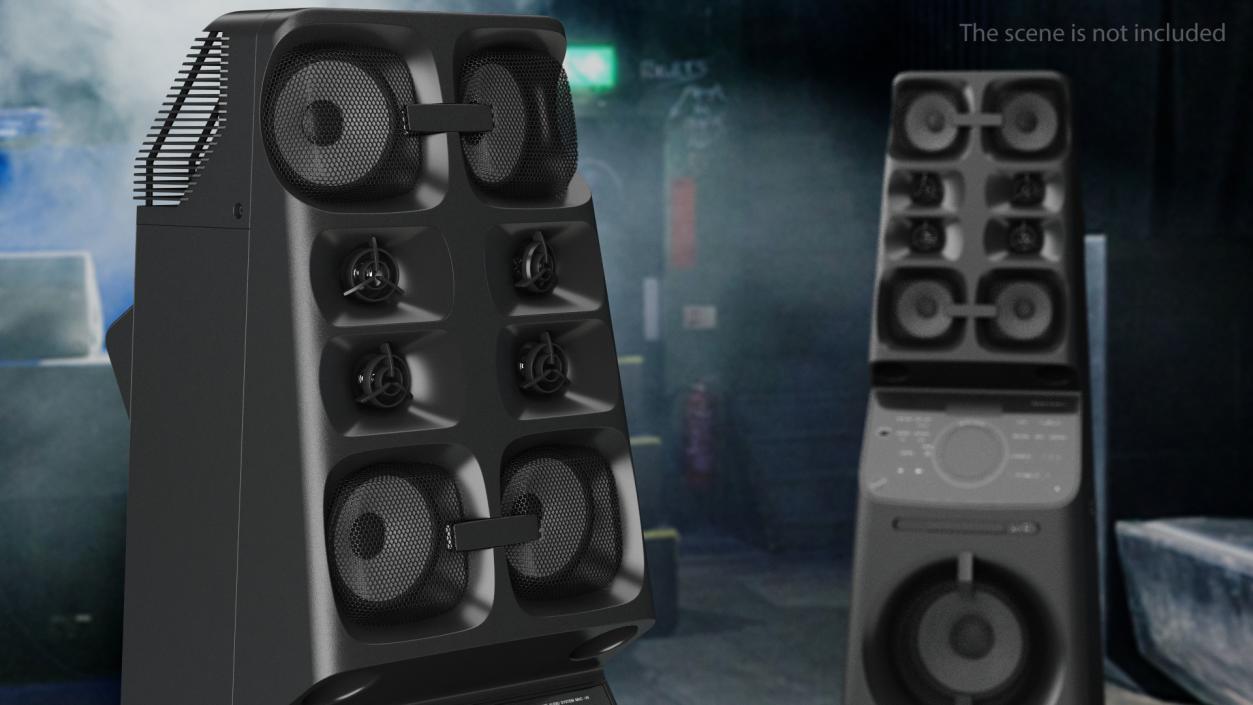 All in One High Power Audio System 3D model