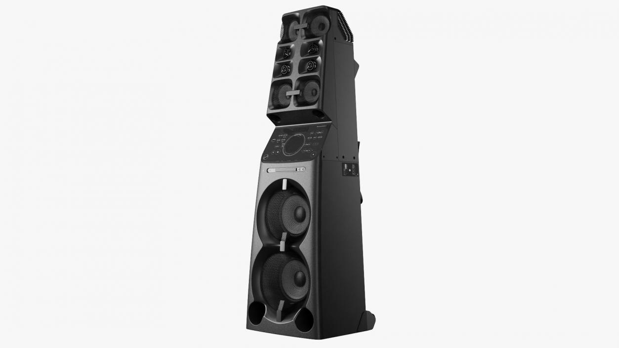 All in One High Power Audio System 3D model