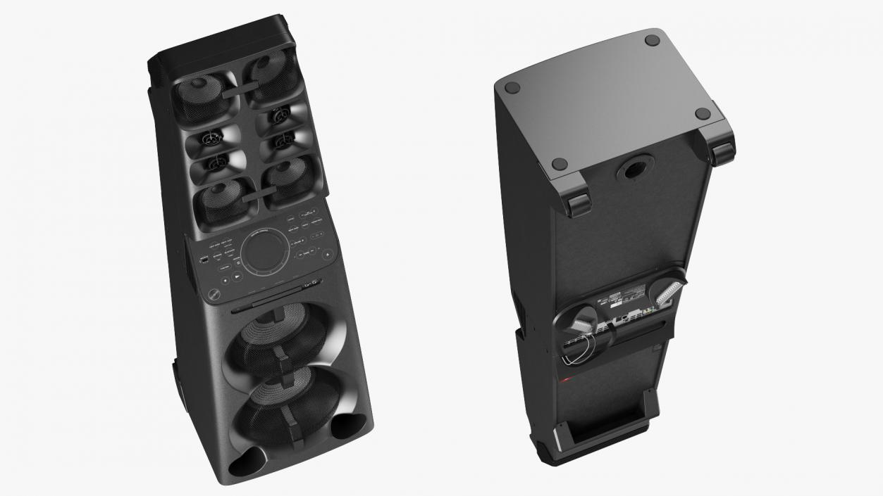 All in One High Power Audio System 3D model