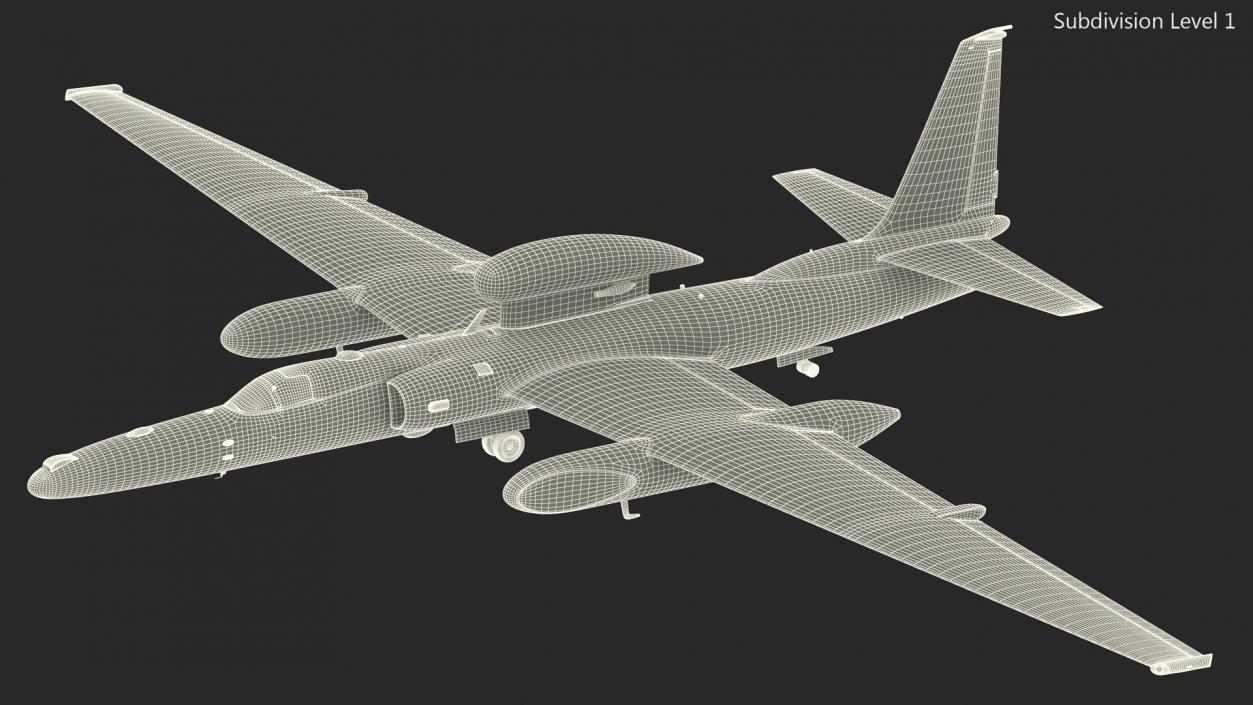 U2 Dragon Lady High Altitude Aircraft 3D