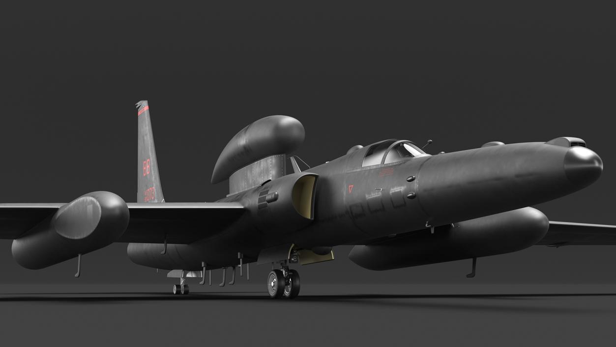 U2 Dragon Lady High Altitude Aircraft 3D