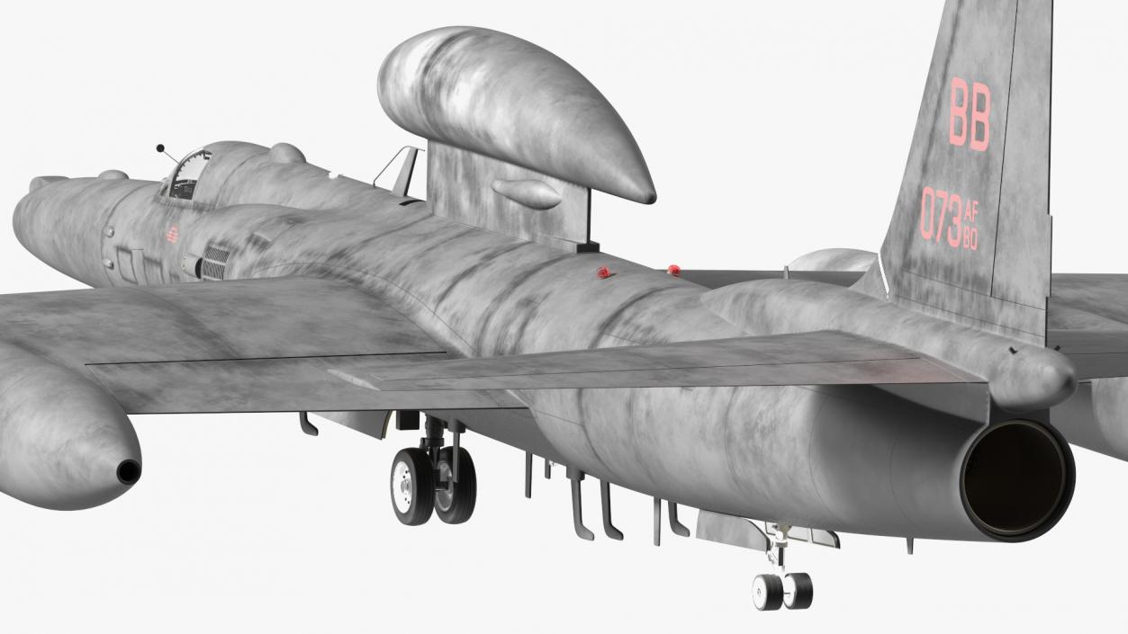 U2 Dragon Lady High Altitude Aircraft 3D