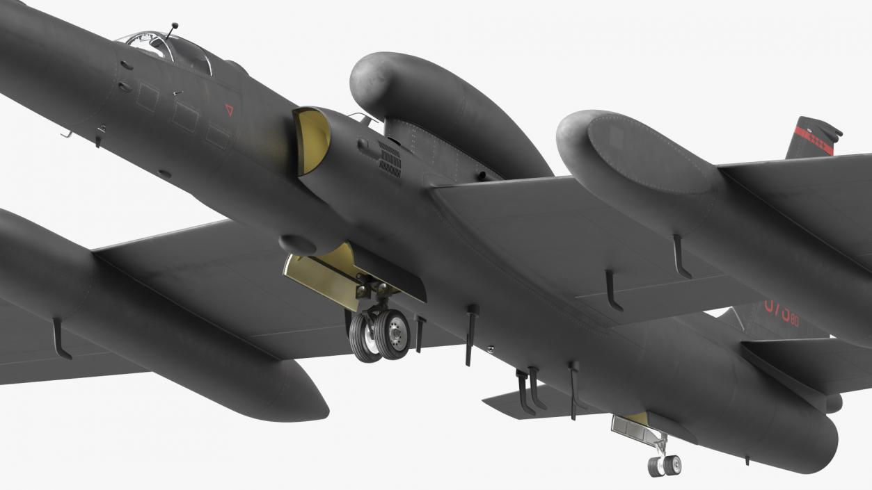 U2 Dragon Lady High Altitude Aircraft 3D