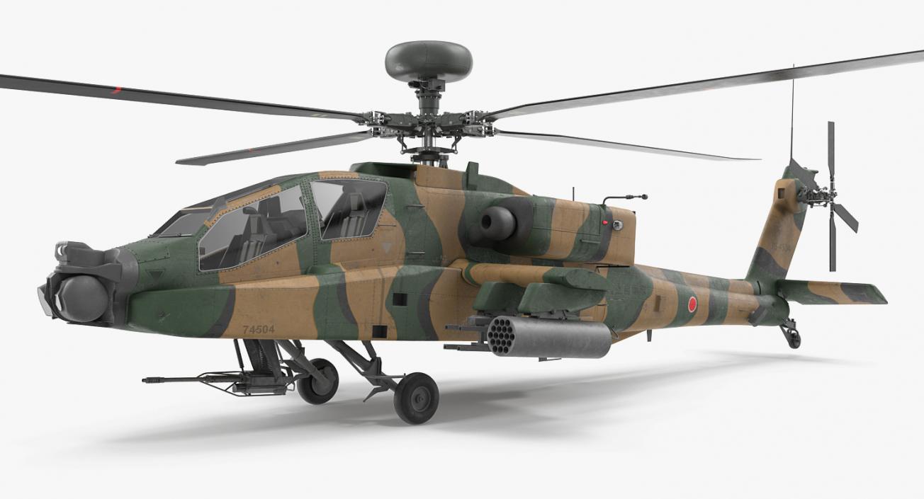 AH-64D Apache Longbow Japan 3D