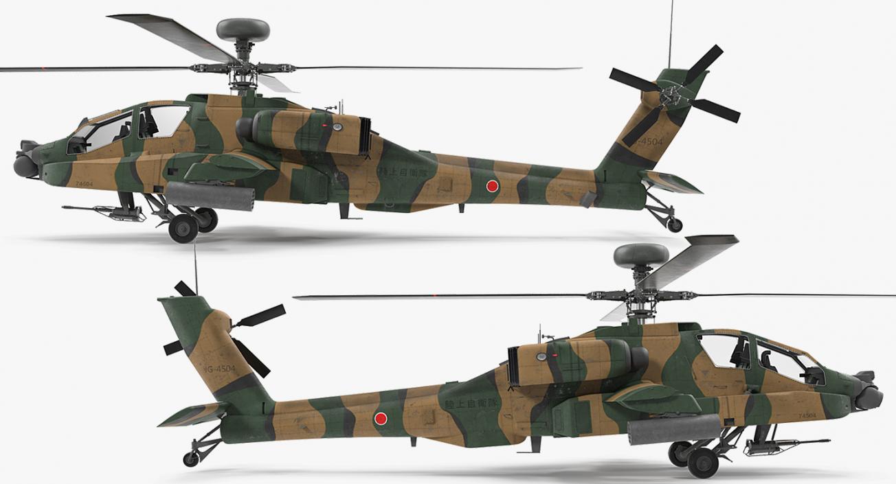 AH-64D Apache Longbow Japan 3D