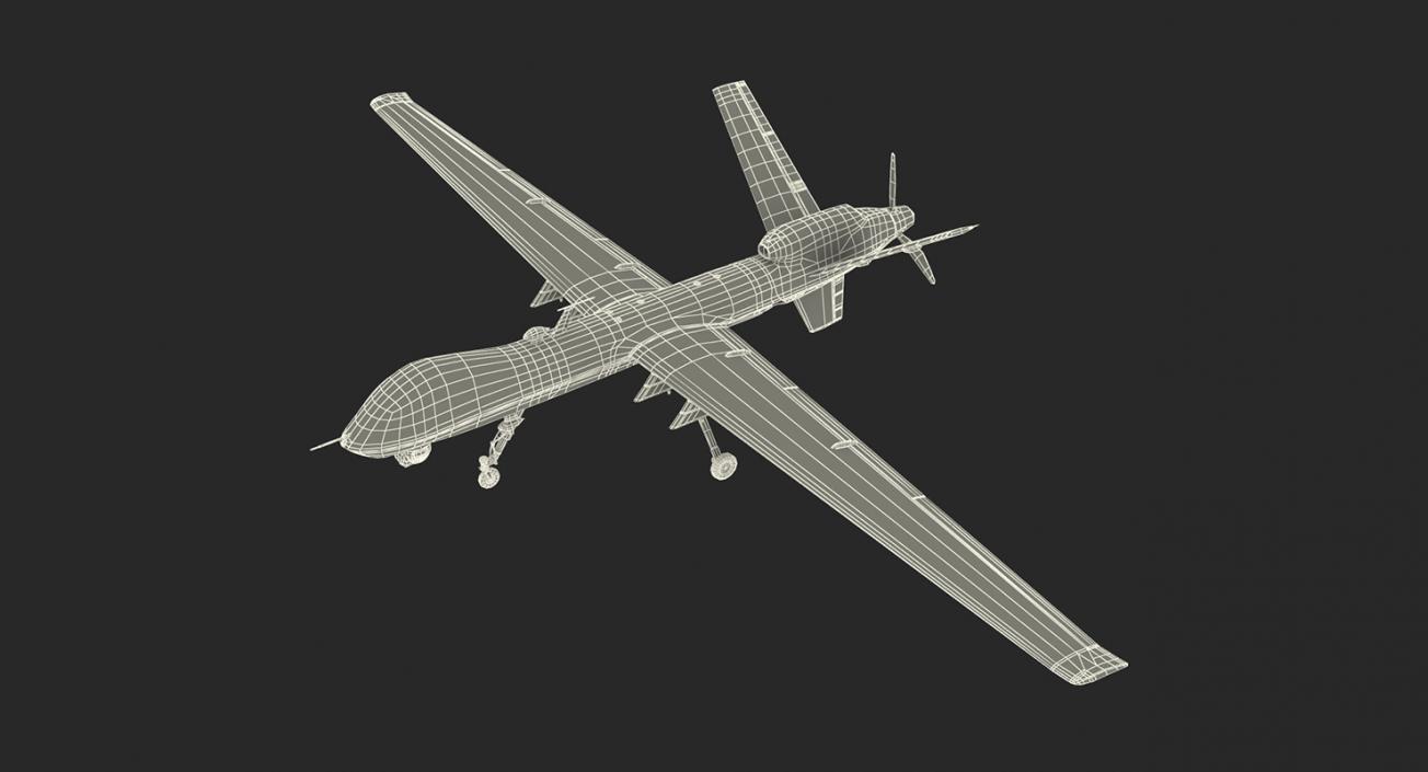 3D UAV Rigged 5 Collection model