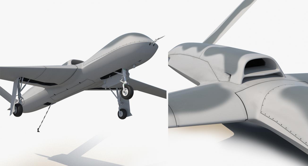 3D UAV Rigged 5 Collection model