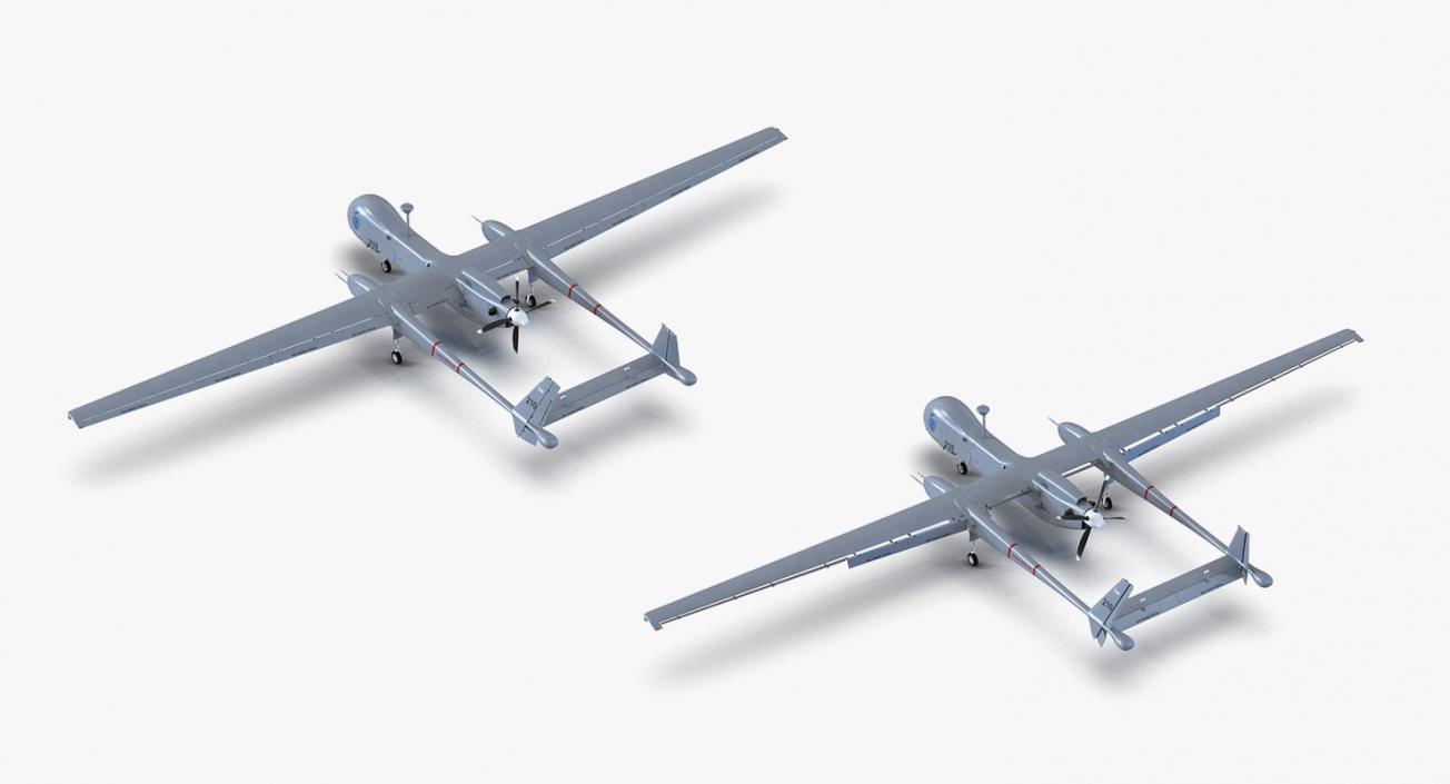 3D UAV Rigged 5 Collection model