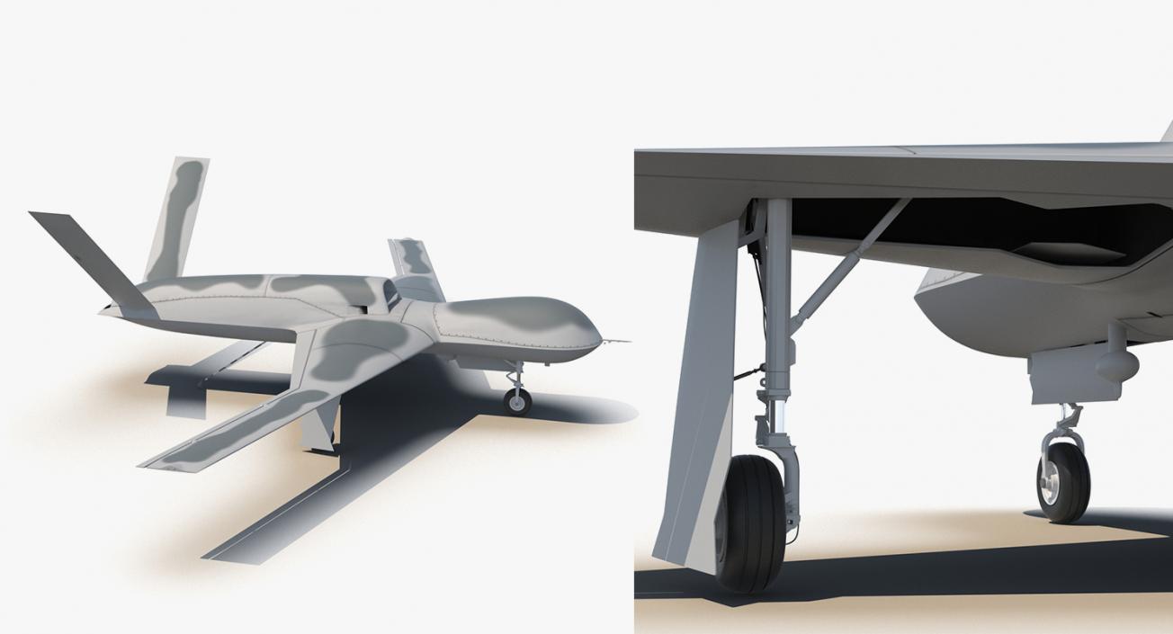 3D UAV Rigged 5 Collection model