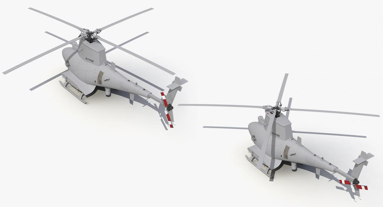 3D UAV Rigged 5 Collection model