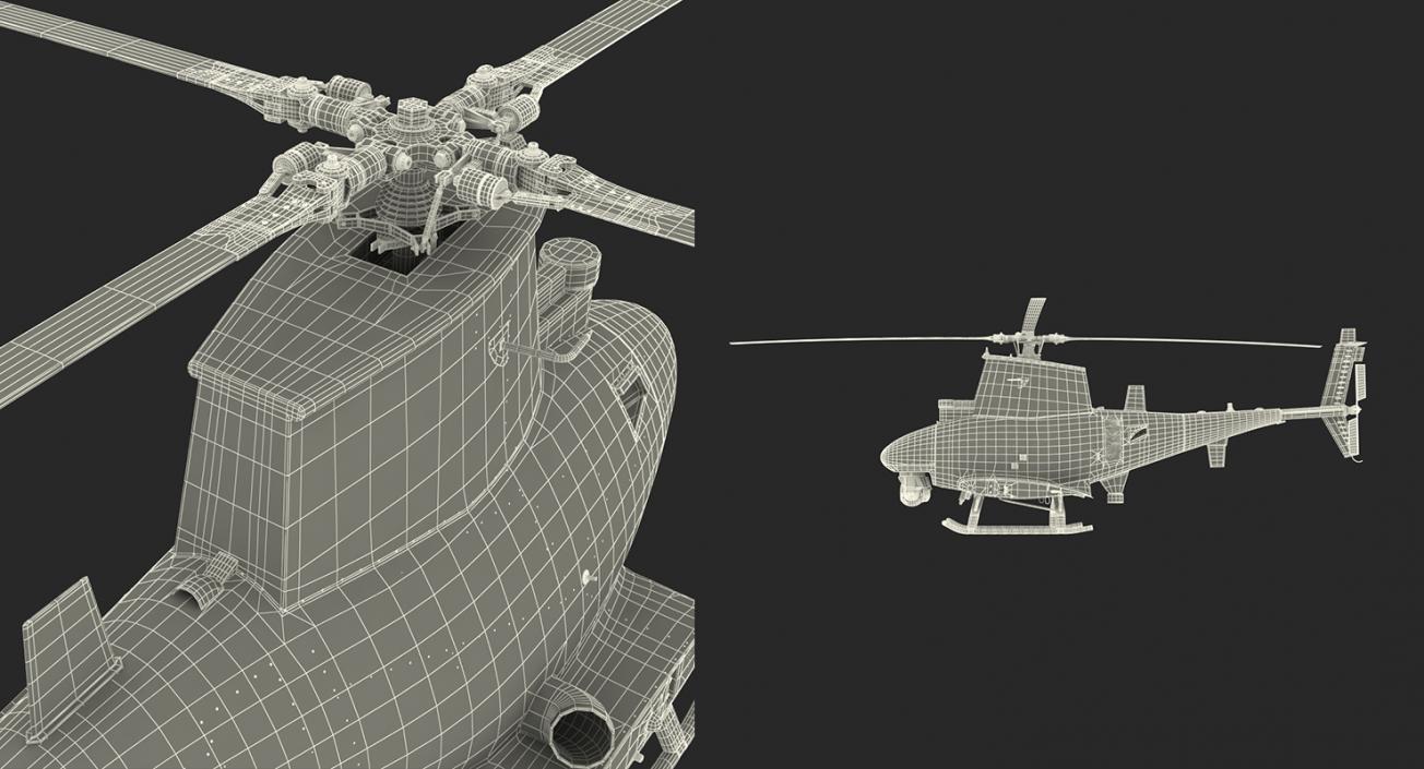 3D UAV Rigged 5 Collection model