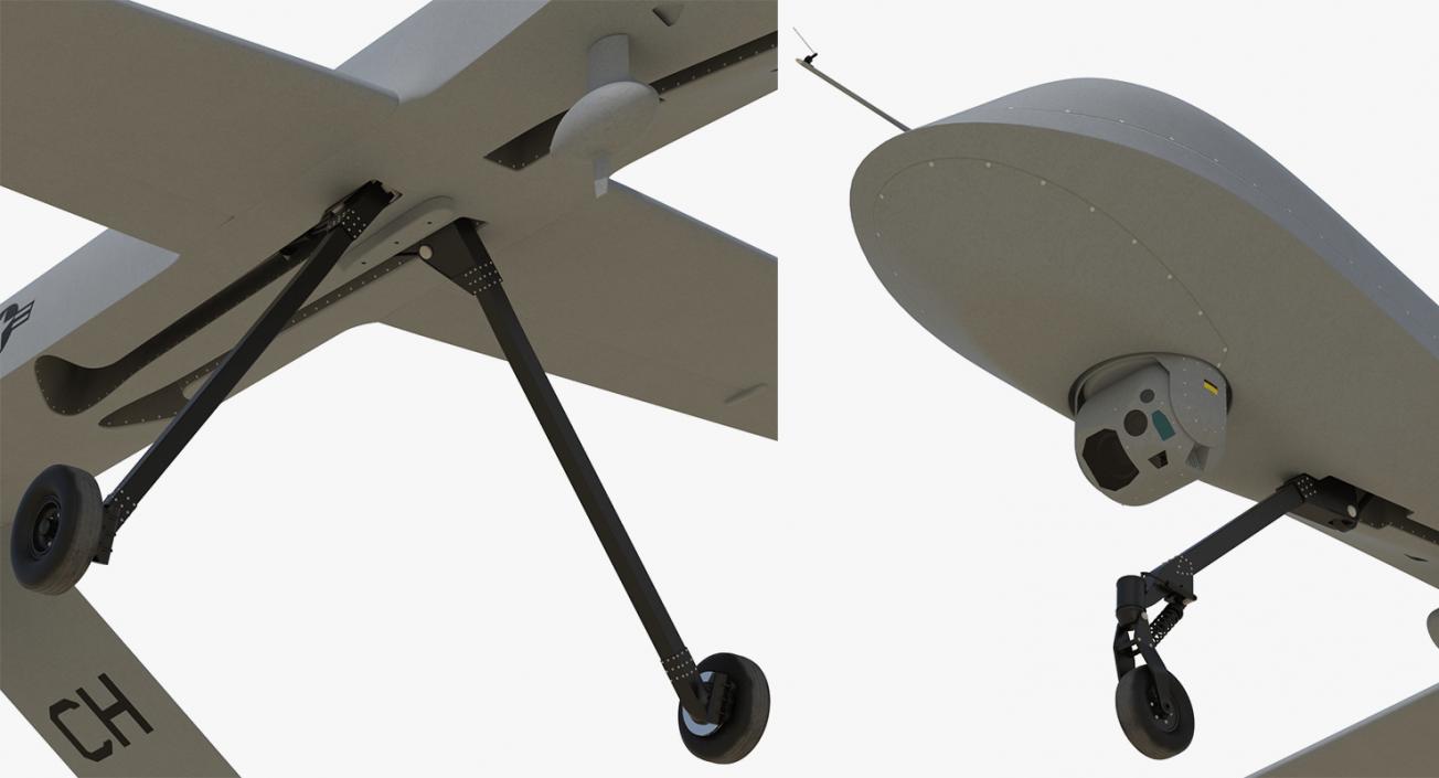 3D UAV Rigged 5 Collection model